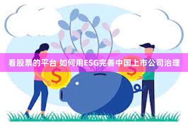 看股票的平台 如何用ESG完善中国上市公司治理