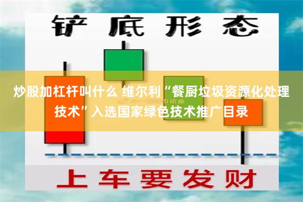 炒股加杠杆叫什么 维尔利“餐厨垃圾资源化处理技术”入选国家绿色技术推广目录